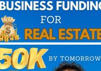 Business loans for real estate companies